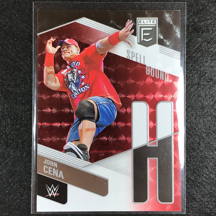 2023 Donruss Elite WWE John Cena H Spell Bound Red 89/99