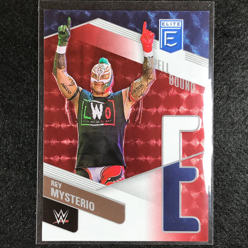 2023 Donruss Elite WWE Rey Mysterio E Spell Bound Red 36/99