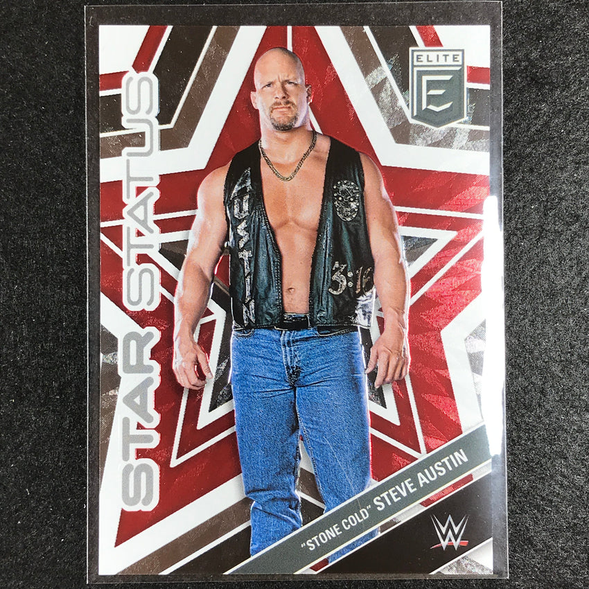 2023 Donruss Elite WWE Stone Cold Steve Austin Star Status Red 71/99