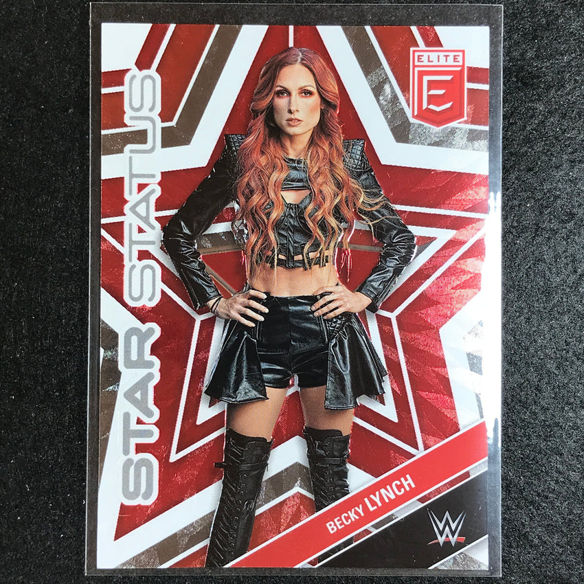 2023 Donruss Elite WWE Becky Lynch Star Status Red 52/99