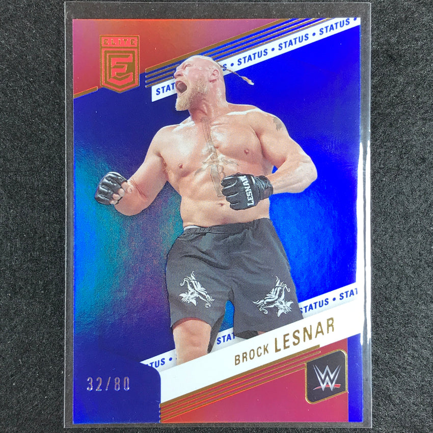 2023 Donruss Elite WWE Brock Lesnar Base Status 32/80 #36