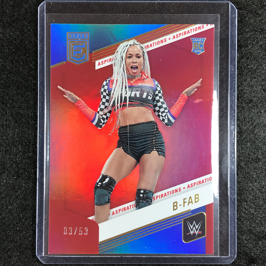 2023 Donruss Elite WWE B-fab Rookie Base Aspirations 3/53 #33
