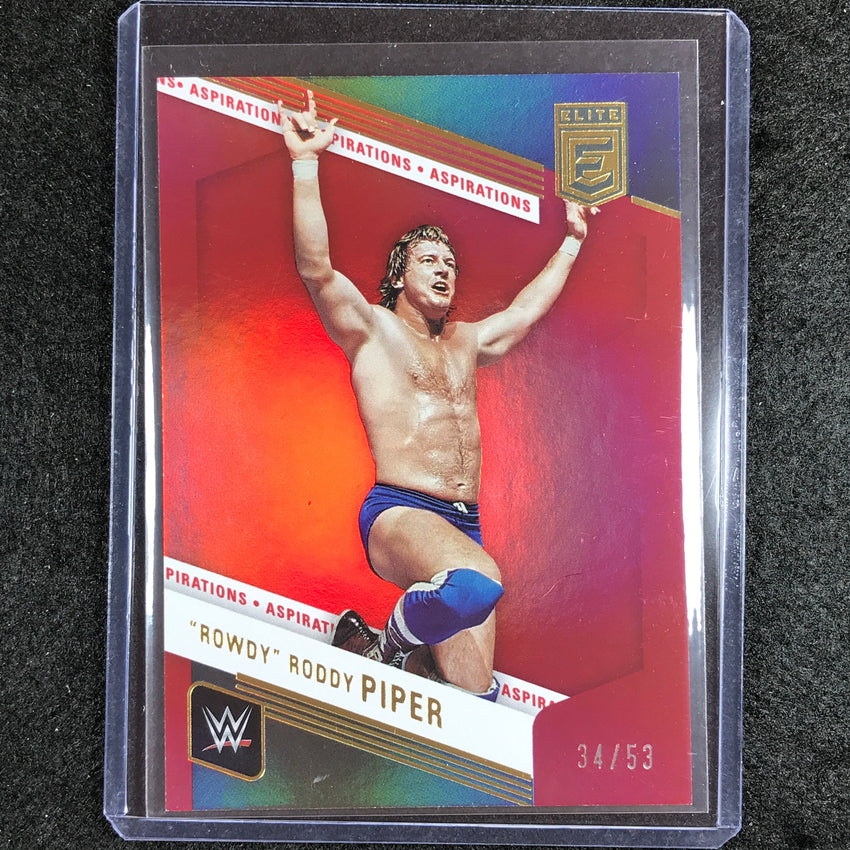 2023 Donruss Elite WWE Rowdy Roddy Piper Legends Base Aspirations 34/53 No 102