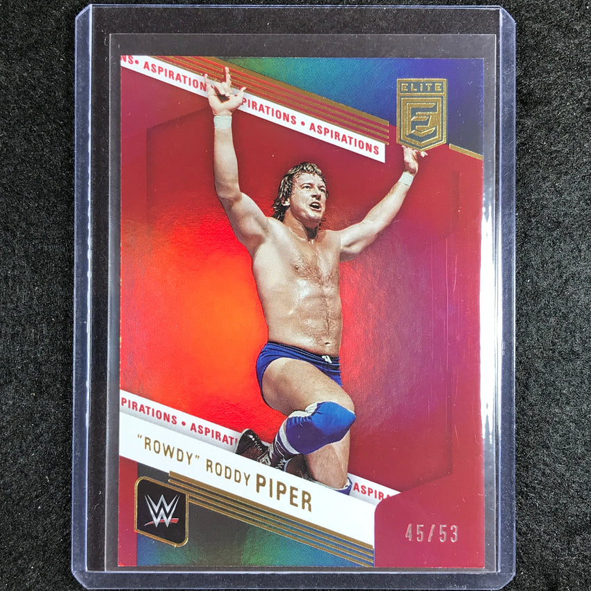 2023 Donruss Elite WWE Rowdy Roddy Piper Legends Base Aspirations 45/53 No 102
