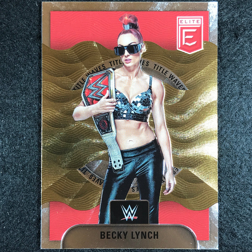 2023 Donruss Elite WWE Becky Lynch Title Waves Base #4