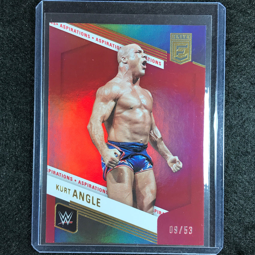2023 Donruss Elite WWE Kurt Angle Legends Base Aspirations 9/53 No 129