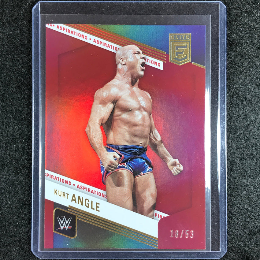 2023 Donruss Elite WWE Kurt Angle Legends Base Aspirations 18/53 #129