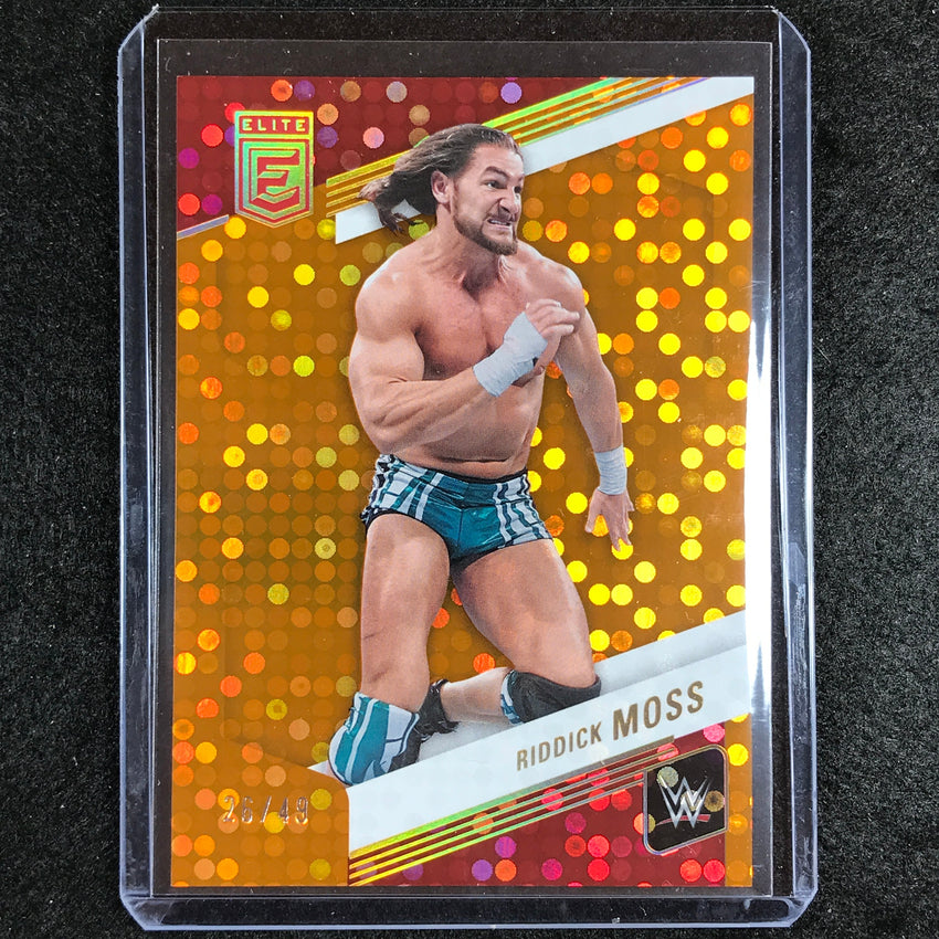 2023 Donruss Elite WWE Riddick Moss Base Orange 26/49 #29