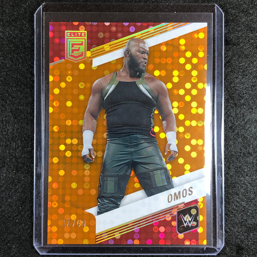 2023 Donruss Elite WWE Omos Base Orange 11/49 #87