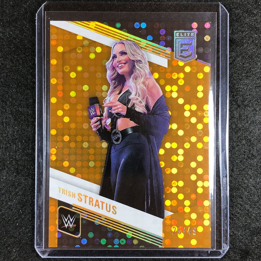 2023 Donruss Elite WWE Trish Stratus Legends Base Orange 25/49 No 143