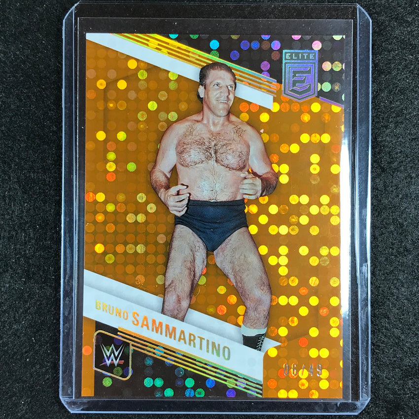 2023 Donruss Elite WWE Bruno Sammartino Legends Base Orange 6/49 No 148