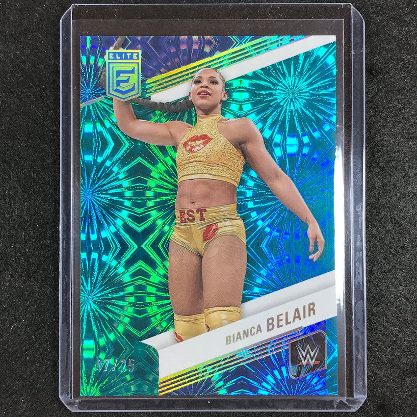 2023 Donruss Elite WWE BIANCA BELAIR Base Teal 7/25