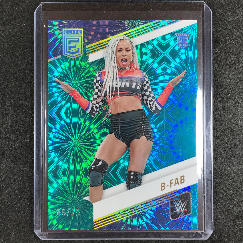 2023 Donruss Elite WWE B-fab Rookie Base Teal 6/25