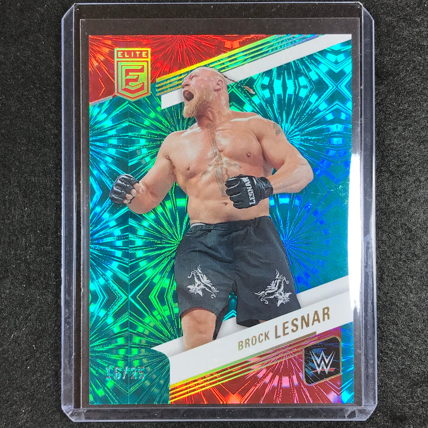 2023 Donruss Elite WWE Brock Lesnar Base Teal 16/25