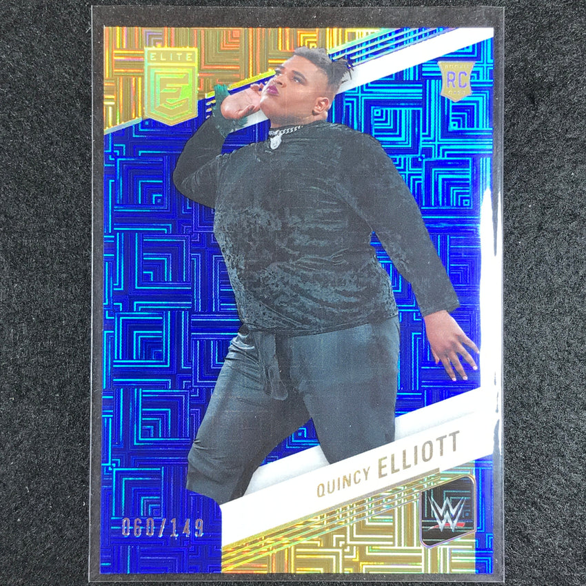 2023 Donruss Elite WWE Quincy Elliott Rookie Base Blue 60/149 #3