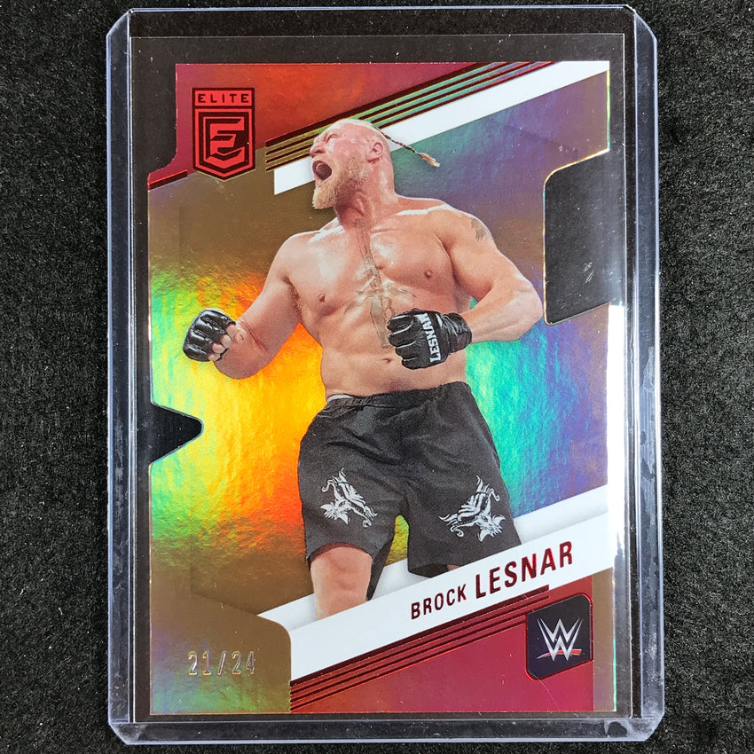 2023 Donruss Elite WWE Brock Lesnar Base Aspirations Die-cut 21/24