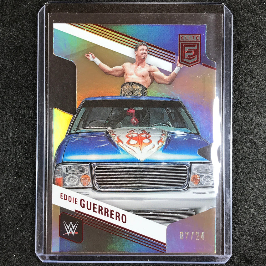 2023 Donruss Elite WWE Eddie Guerrero Legends Base Aspirations Die-cut 7/24
