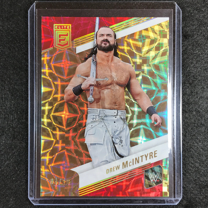 2023 Donruss Elite WWE Drew Mcintyre Base Gold 4/10