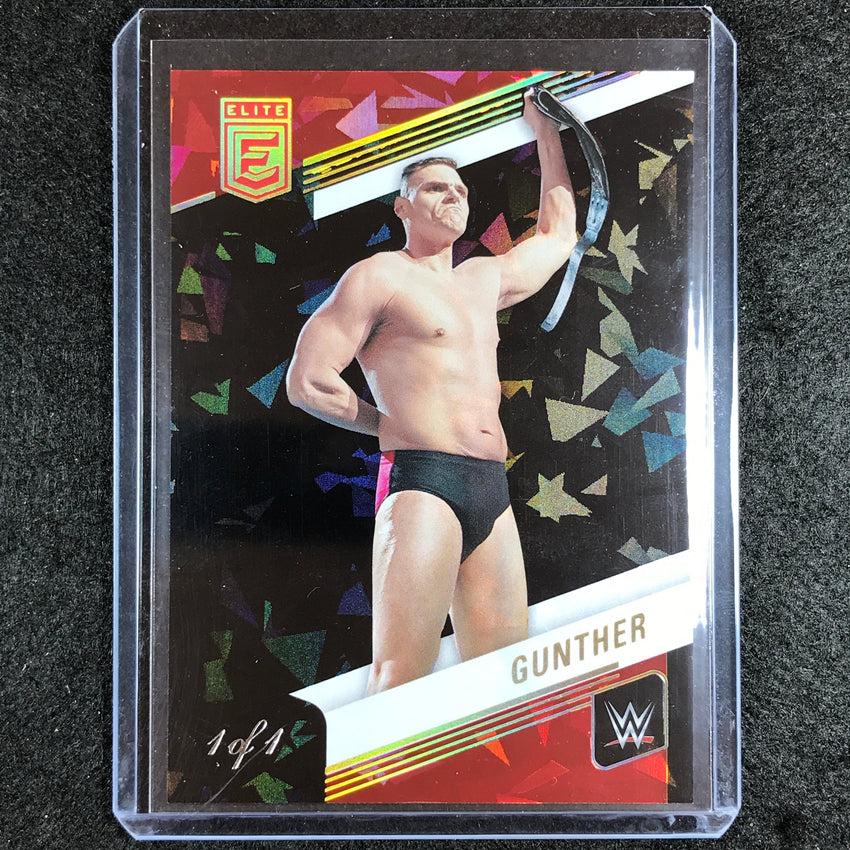 2023 Donruss Elite WWE Gunther Base Black 1/1