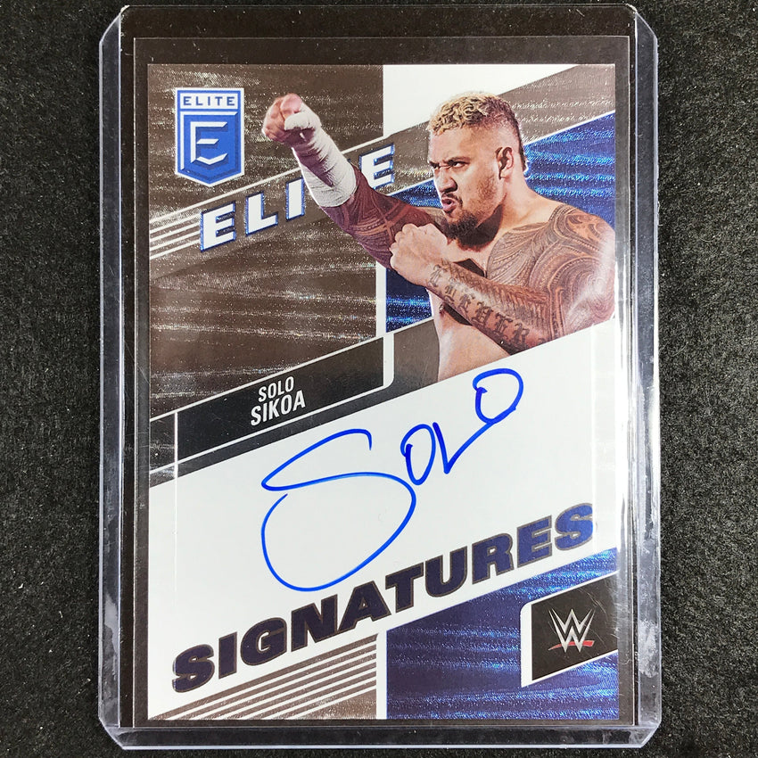 2023 Donruss Elite WWE Solo Sikoa Elite Signatures Auto No Sls