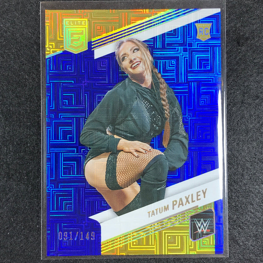 2023 Donruss Elite WWE Tatum Paxley Rookie Base Blue 91/149 No 13