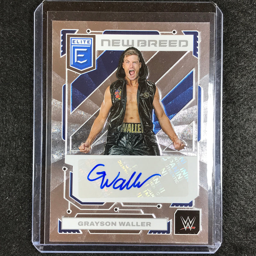 2023 Donruss Elite WWE Grayson Waller New Breed Auto No Gwl