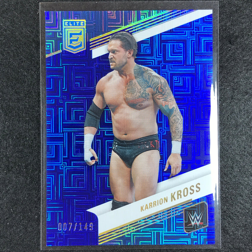 2023 Donruss Elite WWE Karrion Kross Base Blue 7/149 #17