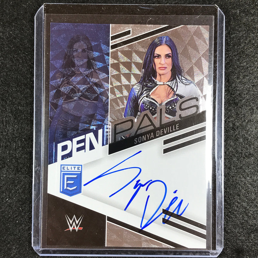 2023 Donruss Elite WWE Sonya Deville Pen Pals Auto No Sdv