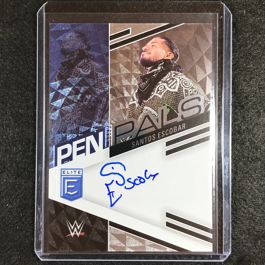 2023 Donruss Elite WWE Santos Escobar Pen Pals Auto #Ses