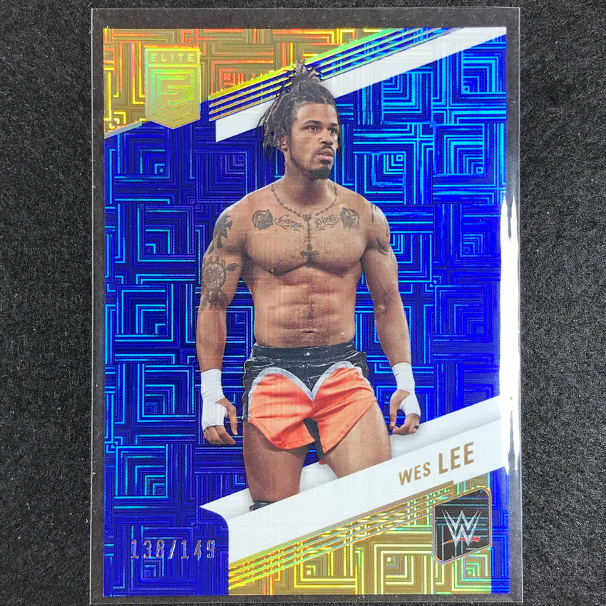 2023 Donruss Elite WWE Wes Lee Base Blue 138/149 #21