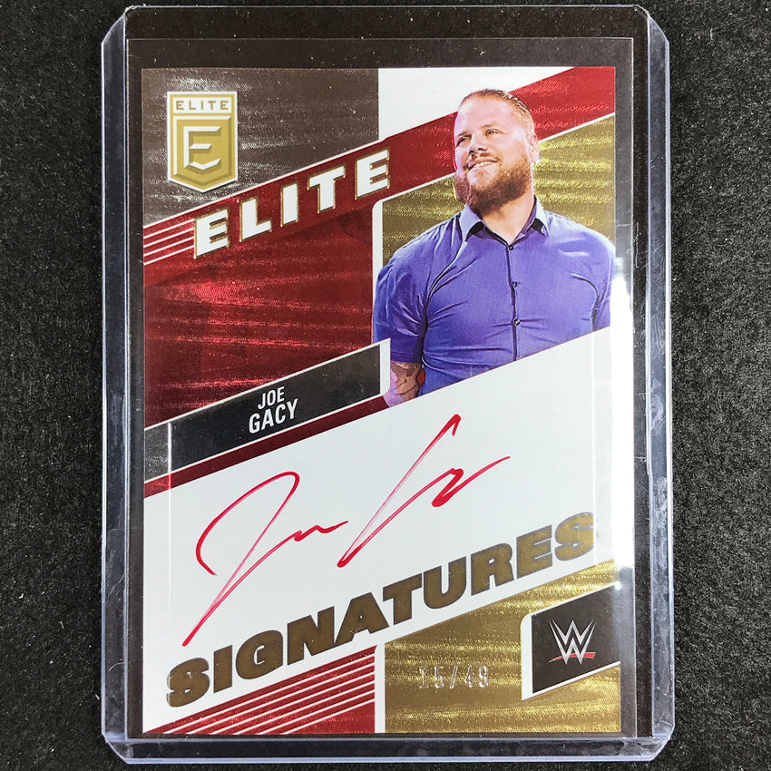 2023 Donruss Elite WWE Joe Gacy Elite Signatures Auto Red 15/49