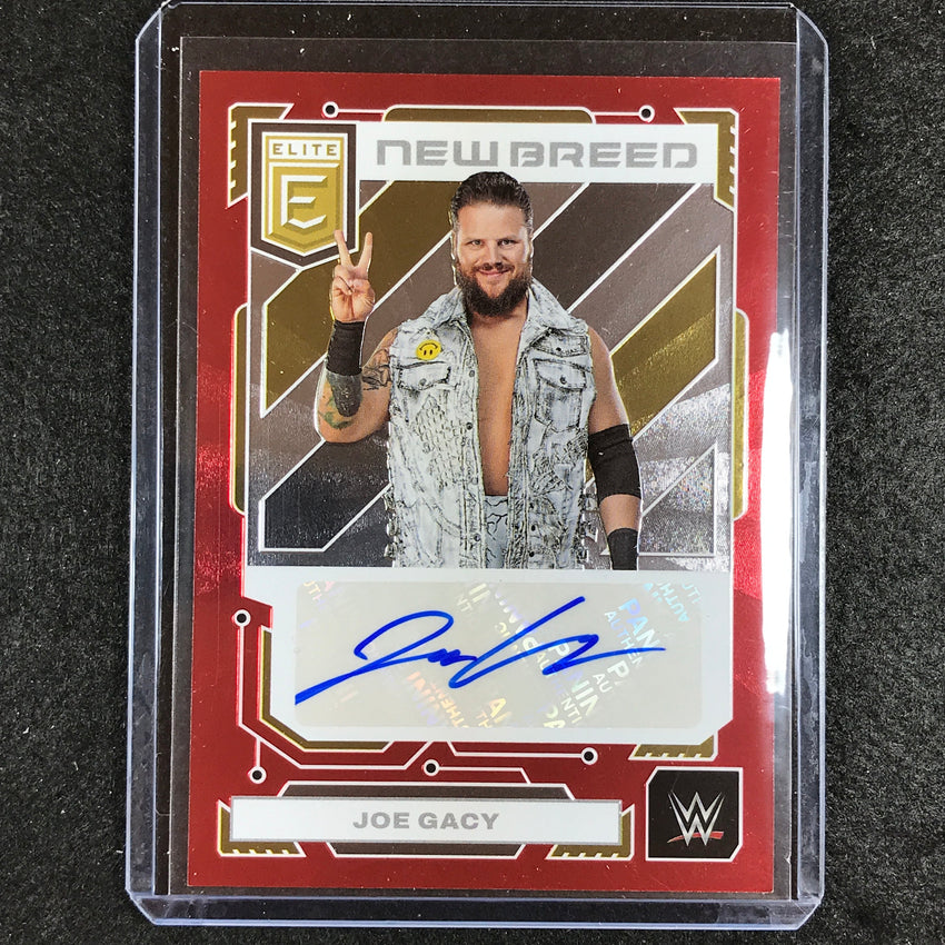 2023 Donruss Elite WWE Joe Gacy New Breed Auto Red 37/49