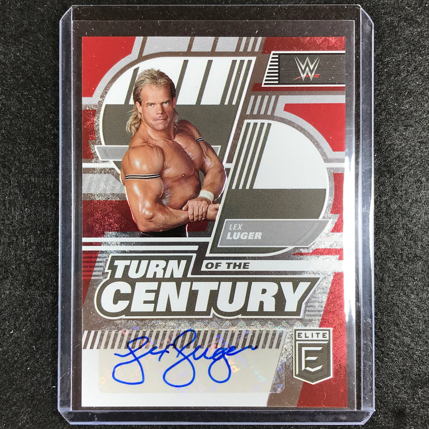 2023 Donruss Elite WWE Lex Luger Turn Of The Century Auto Red 32/49