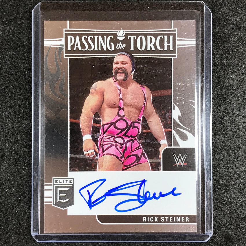 2023 Donruss Elite WWE Rick Steiner Bron Breakker Passing The Torch Auto 10/25