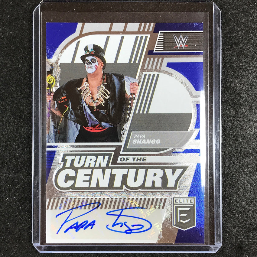 2023 Donruss Elite WWE Papa Shango Turn Of The Century Blue 21/25