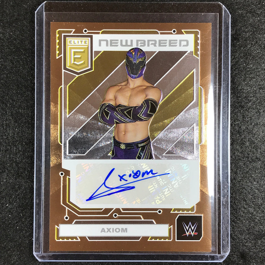 2023 Donruss Elite WWE Axiom New Breed Auto Gold 7/10