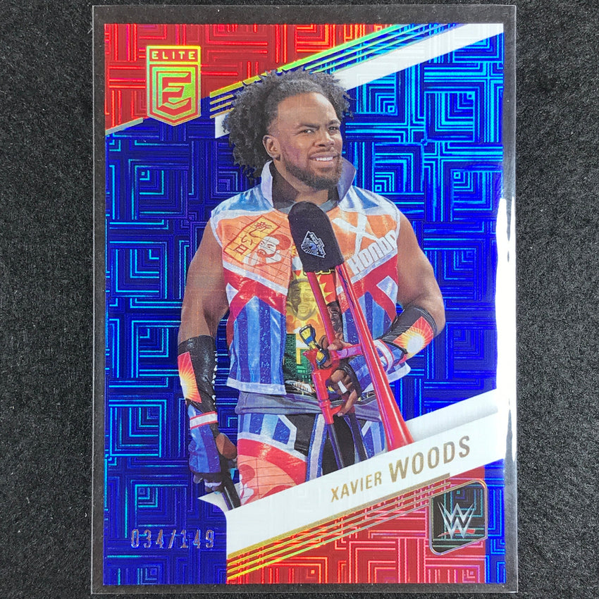 2023 Donruss Elite WWE Xavier Woods Base Blue 34/149 #31