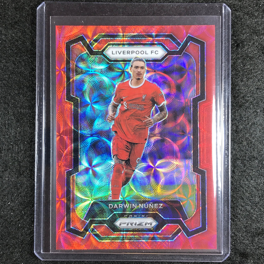 2023-24 Prizm Epl Darwin Nunez Choice Red 18/30 No 75