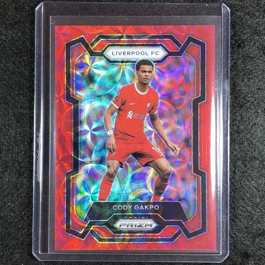 2023-24 Prizm Epl Cody Gakpo Choice Red 16/30 No 77