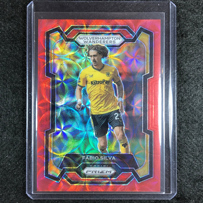 2023-24 Prizm Epl Fabio Silva Choice Red 22/30 #209