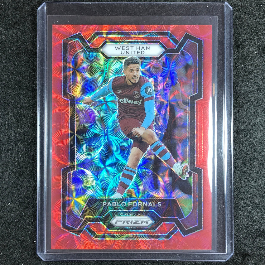 2023-24 Prizm Epl Pablo Fornals Choice Red 12/30 #222