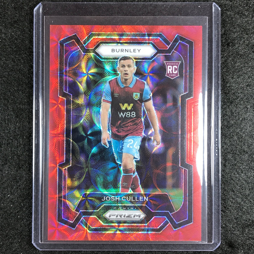 2023-24 Prizm Epl Josh Cullen Rookie Choice Red 25/30 #268