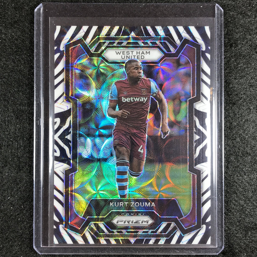 2023-24 Prizm Epl Kurt Zouma Choice Zebra 8/15 #219