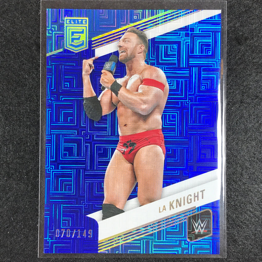 2023 Donruss Elite WWE La Knight Base Blue 70/149 No 37