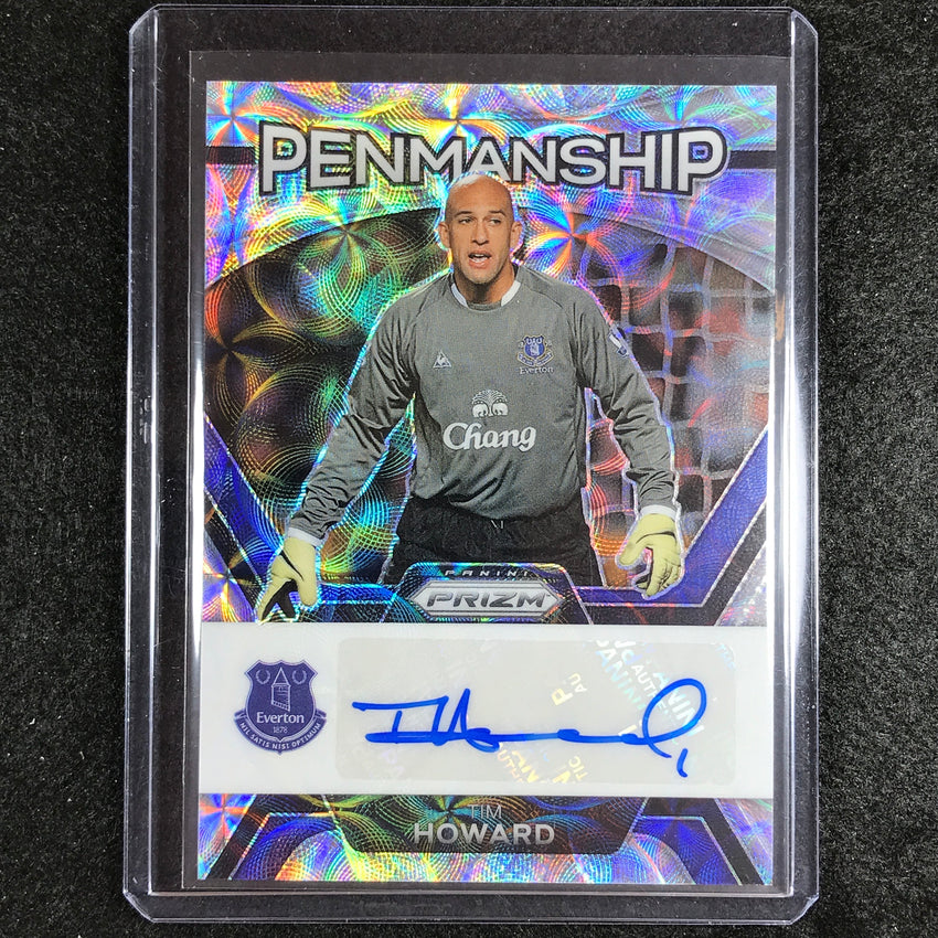 2023-24 Prizm Epl Tim Howard Penmanship Choice Auto No Tho