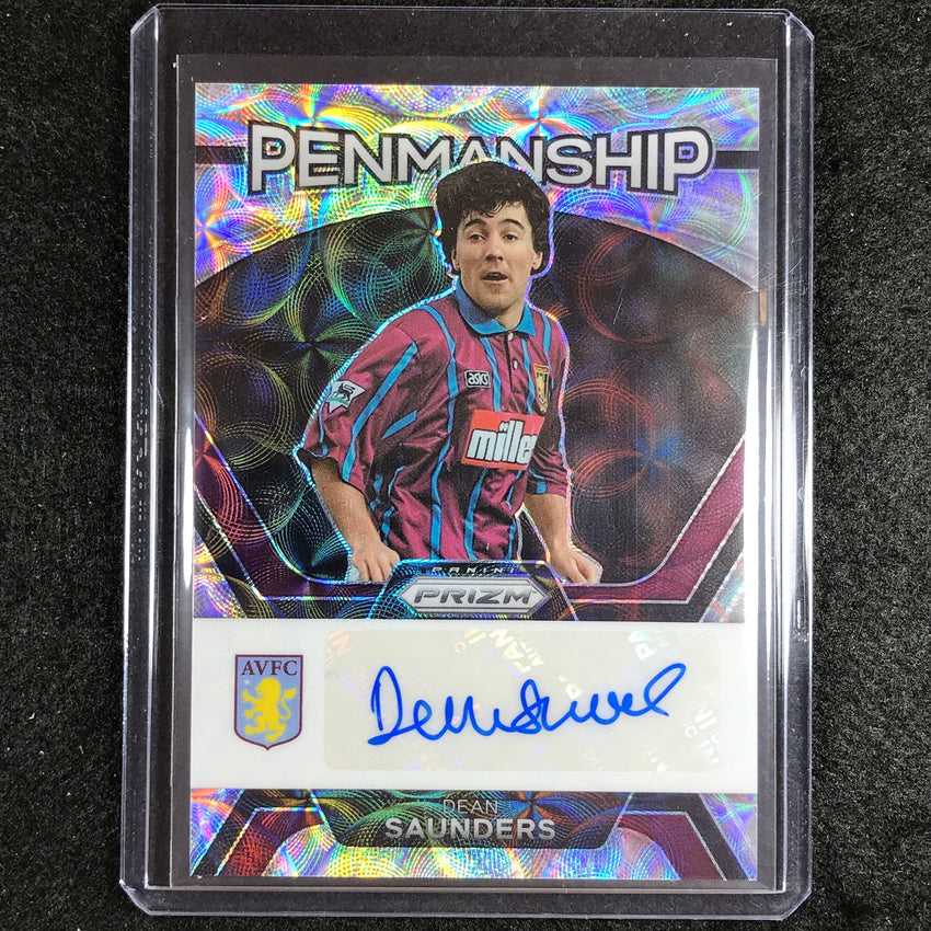2023-24 Prizm EPL DEAN SAUNDERS Penmanship Choice Auto #DSA (A)