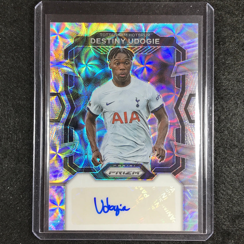 2023-24 Prizm Epl Destiny Udogie Signatures Choice Auto No Du