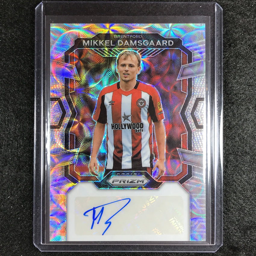 2023-24 Prizm Epl Mikkel Damsgaard Signatures Choice Auto No Mda