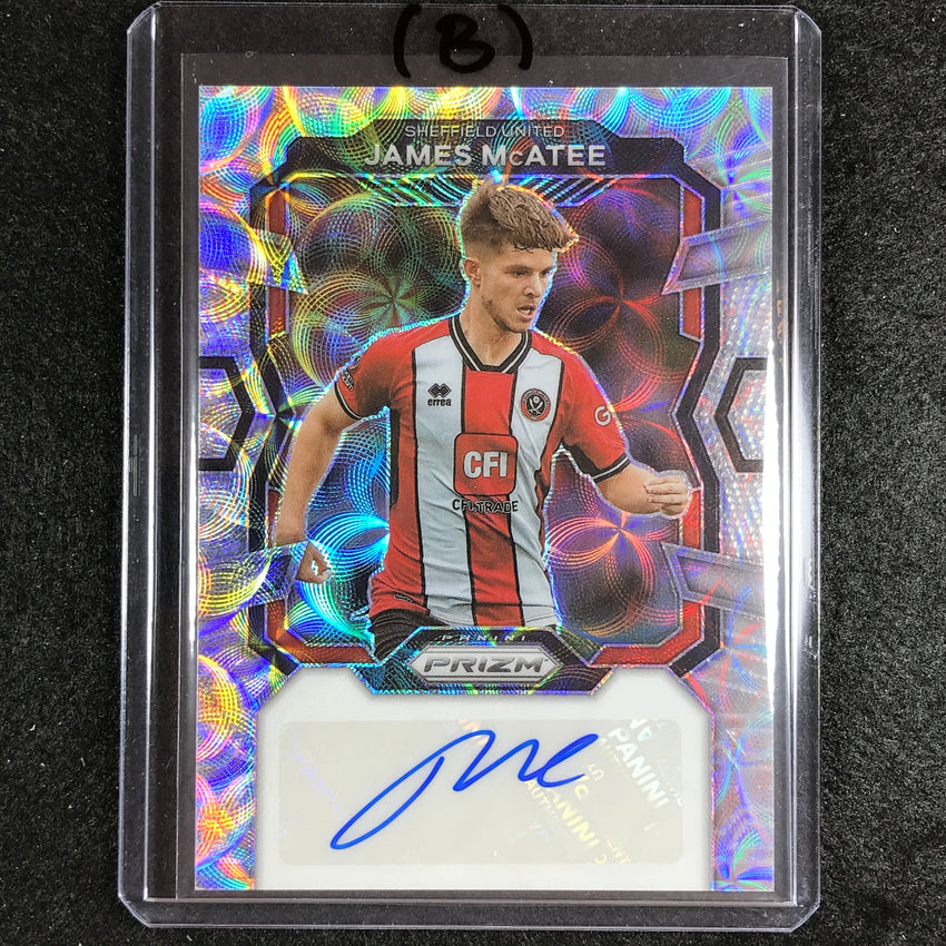 2023-24 Prizm Epl James Mcatee Signatures Choice Auto No Jm B