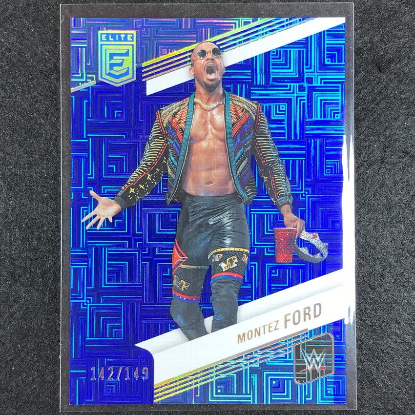 2023 Donruss Elite WWE Montez Ford Base Blue 142/149 #47
